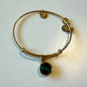 Alex and Ani Emerald Charm Bracelet